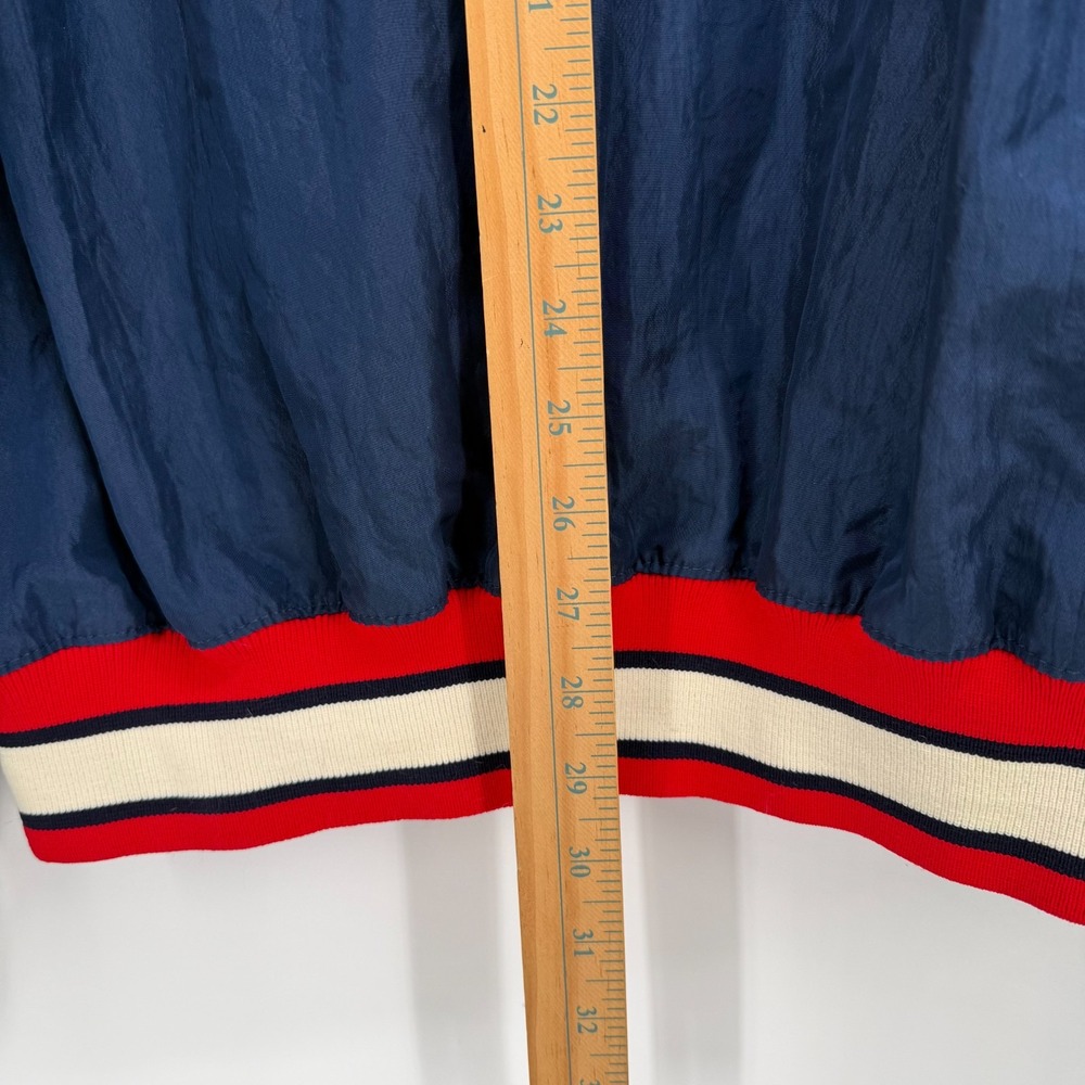 Vintage Starter Atlanta Braves Diamond Collection 1/2 Zip Jacket USA XL MLB - Picture 6 of 9